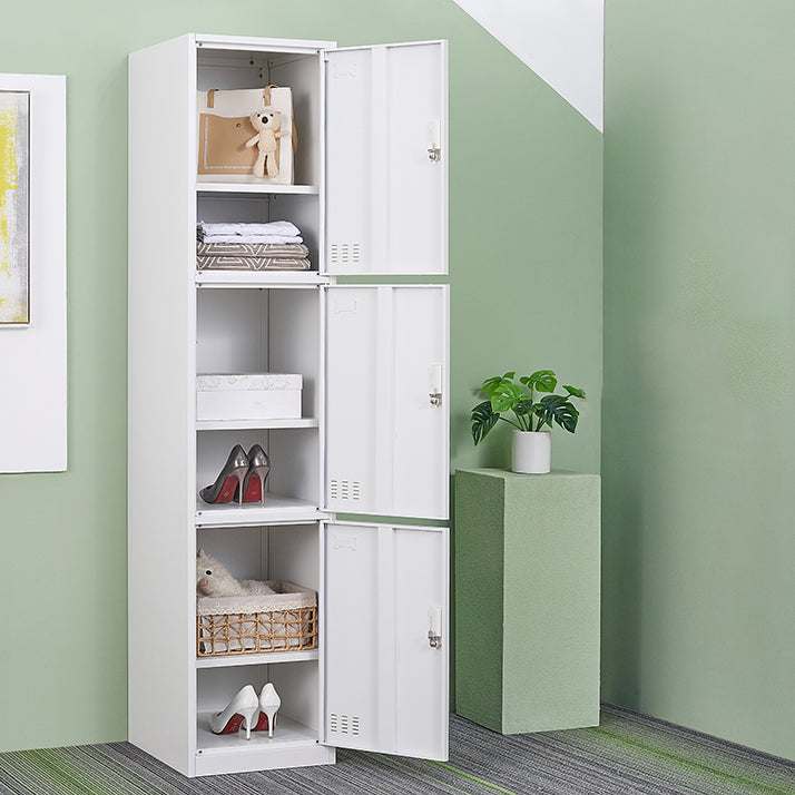 Contemporary Hinged Wardrobe Closet Metal Wardrobe Cabinet for Home
