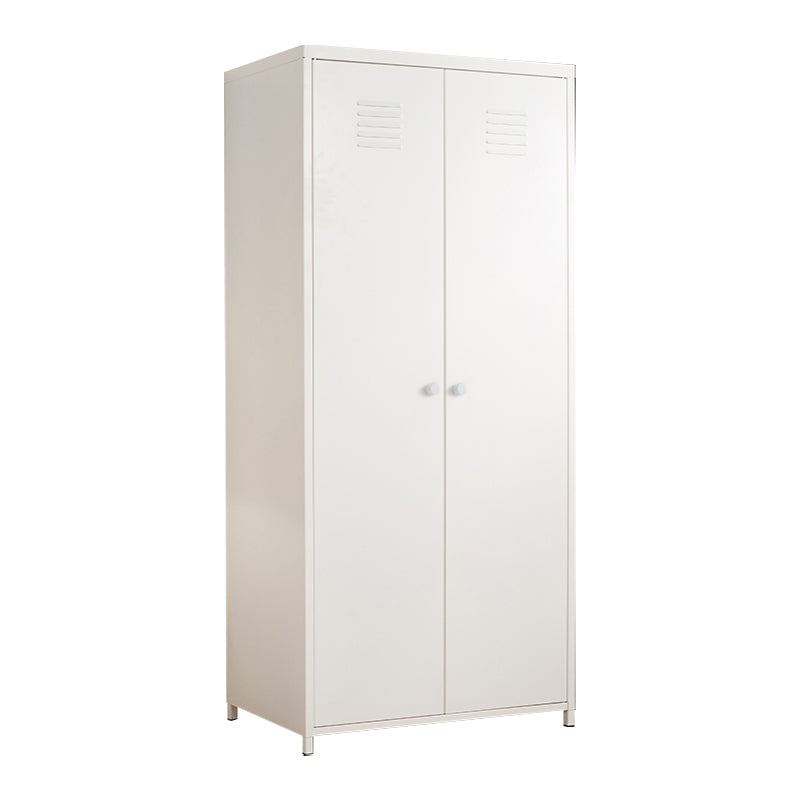 Modern Style Wardrobe Armoire Steel Home Wardrobe with Shelves