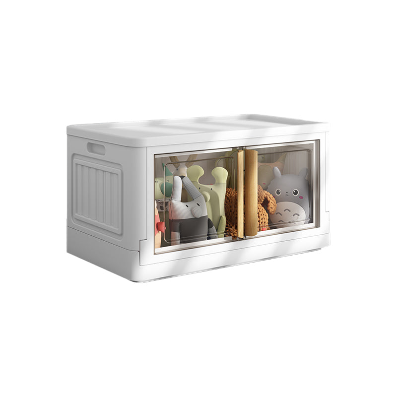 Contemporary Plastic Storage Cabinet Hinged Wardrobe Cabinet