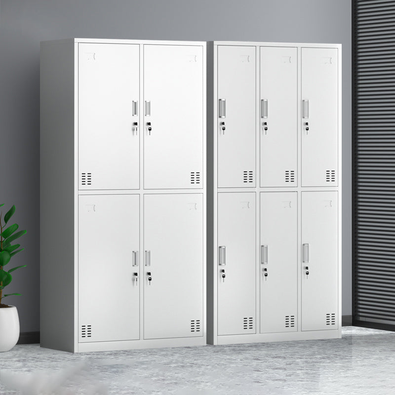 Metal Hinged Wardrobe Cabinet Contemporary Wardrobe Armoire for Home