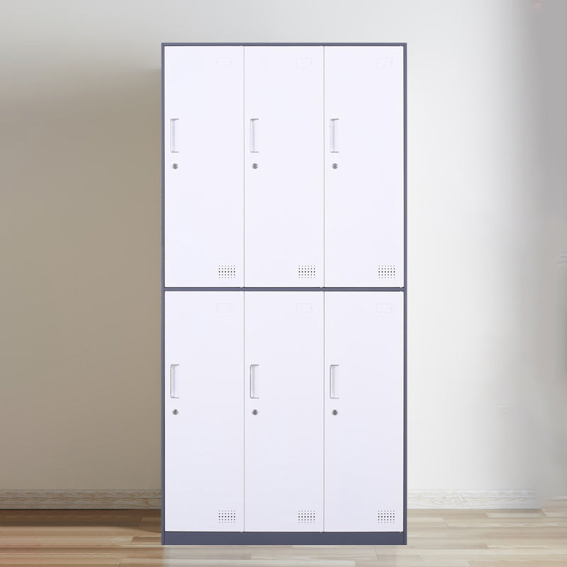 Metal Hinged Wardrobe Cabinet Contemporary Wardrobe Armoire for Home