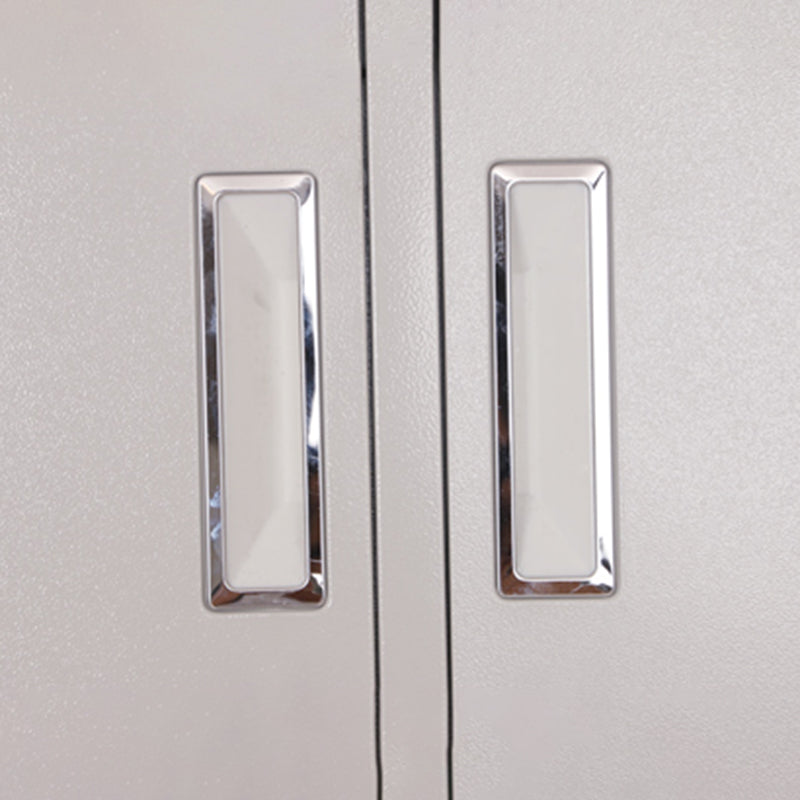 Metal Hinged Wardrobe Cabinet Contemporary Wardrobe Armoire for Home