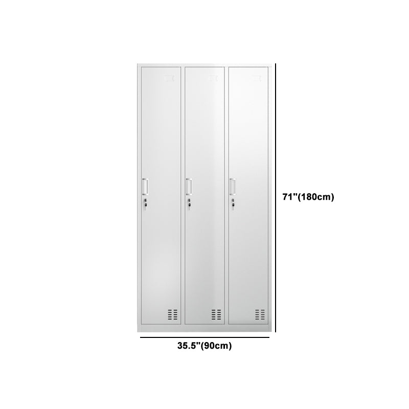 Metal Hinged Wardrobe Cabinet Contemporary Wardrobe Armoire for Home