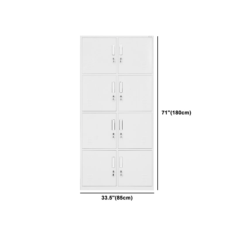 Metal Hinged Wardrobe Cabinet Contemporary Wardrobe Armoire for Home