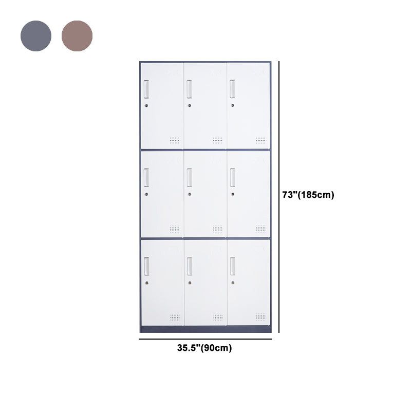 Metal Hinged Wardrobe Cabinet Contemporary Wardrobe Armoire for Home