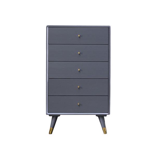 Vertical Wooden Lingerie Chest Modern Bedroom Storage Chest with 4 / 5 Drawers