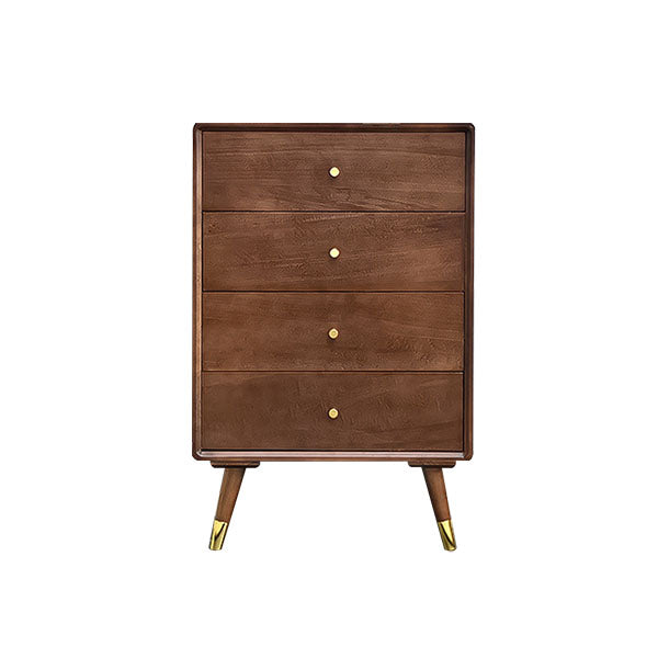 Vertical Wooden Lingerie Chest Modern Bedroom Storage Chest with 4 / 5 Drawers