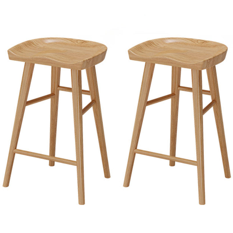 Glam Solid Wood Pub Dining Set 1/2/4/7/9 Pieces Natural Counter Set for Coffee Shop