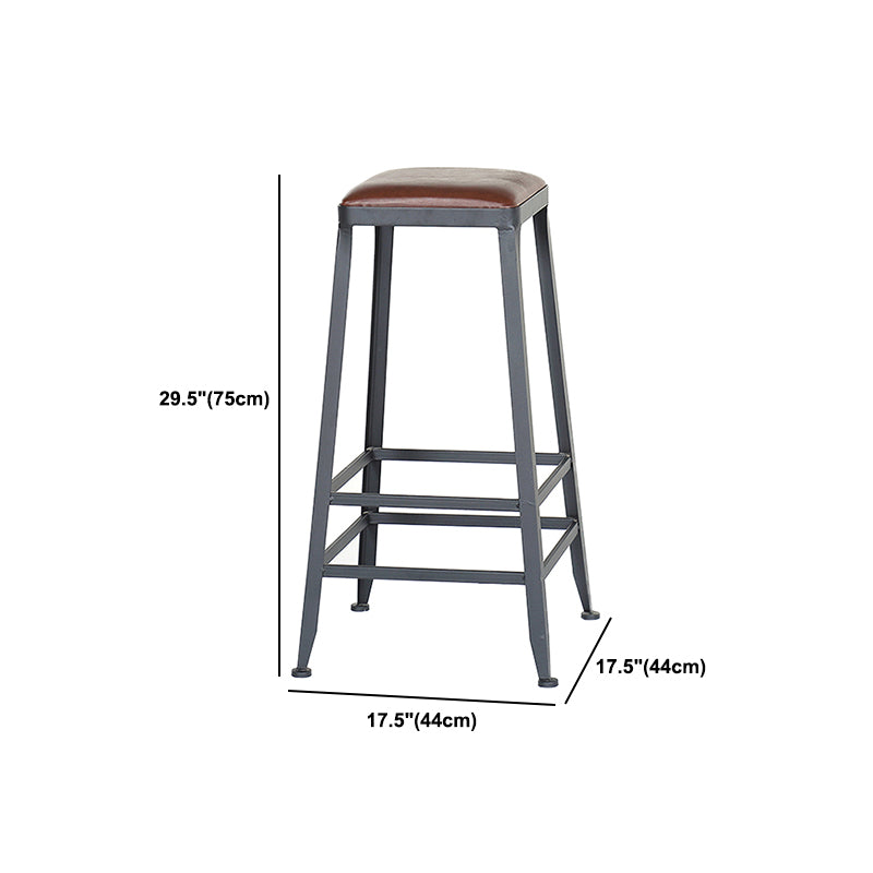 Industrial 1/7 Pieces Bar Table Set Rectangle Wood Counter Table with High Stools