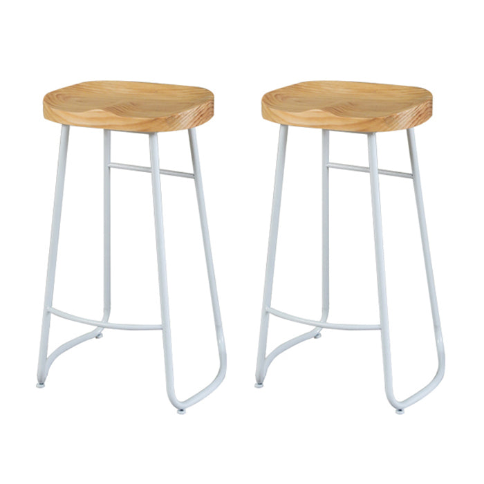 Modern Rectangle Solid Wood Bar Table Set 1/2/3 Pieces Counter Table with Wooden Stools