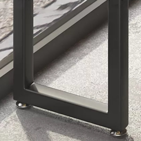 Modern 1/7 Pieces Bar Table Set Rectangle Wood Counter Table with Stools