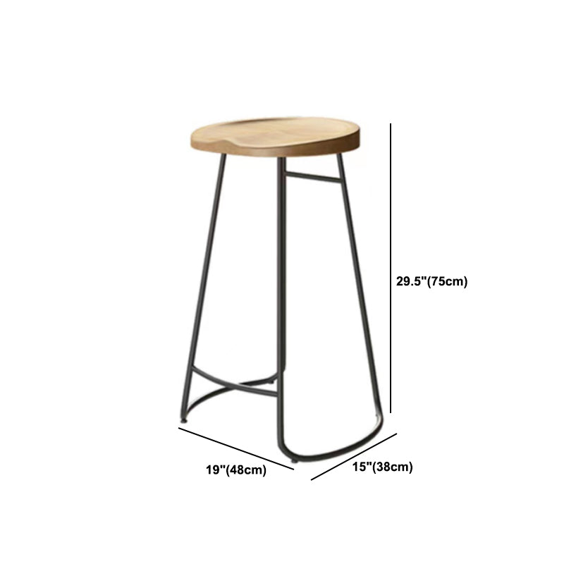 Modern 1/7 Pieces Bar Table Set Rectangle Wood Counter Table with Stools