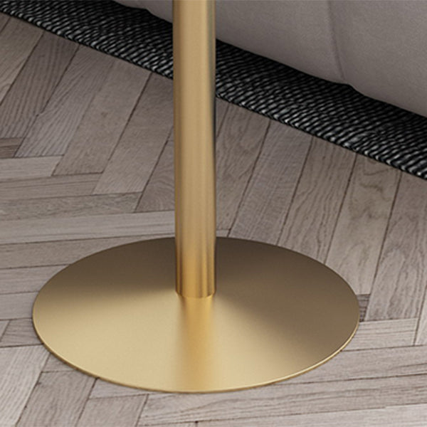 Faux Marble Bar Table Set Glam Style 1/2/3 Pieces Counter Table for Indoor