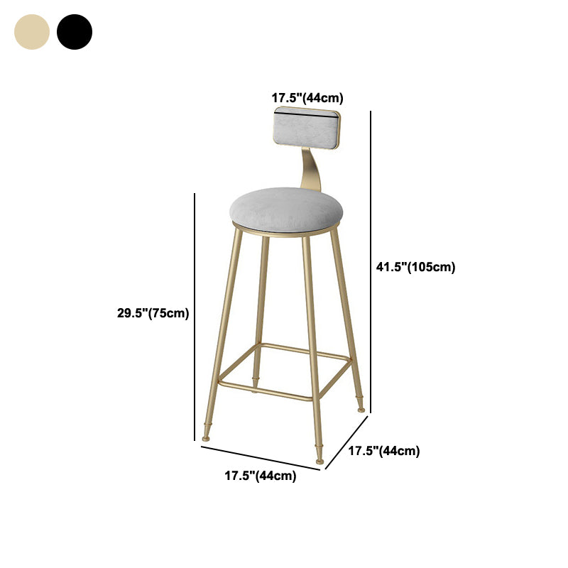Faux Marble Bar Table Set Glam Style 1/2/3 Pieces Counter Table for Indoor