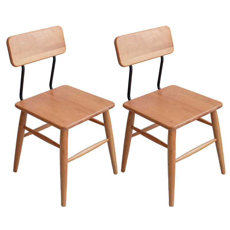 Modern 1/4/5/6 Pieces Dining Set Rectangle Cherry Wood Dining Table for Dining Room