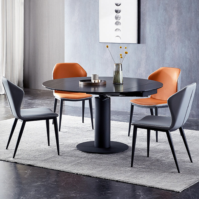 Modern Dining Set Stone 1/2/3/5/7 Pieces Dining Turntable Furniture for Home