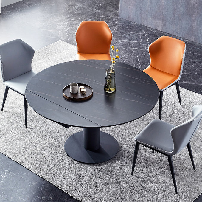 Modern Dining Set Stone 1/2/3/5/7 Pieces Dining Turntable Furniture for Home