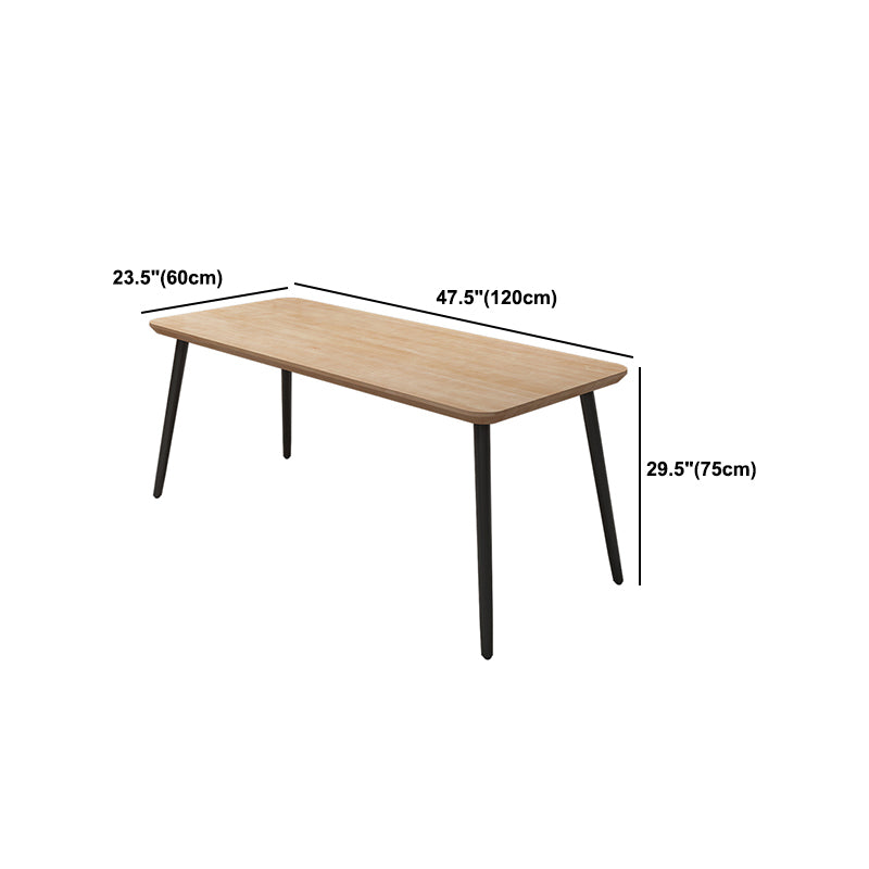 Industrial Dining Table Set 1/2/5 Pcs Solid Wood Top Dining Table and Chairs