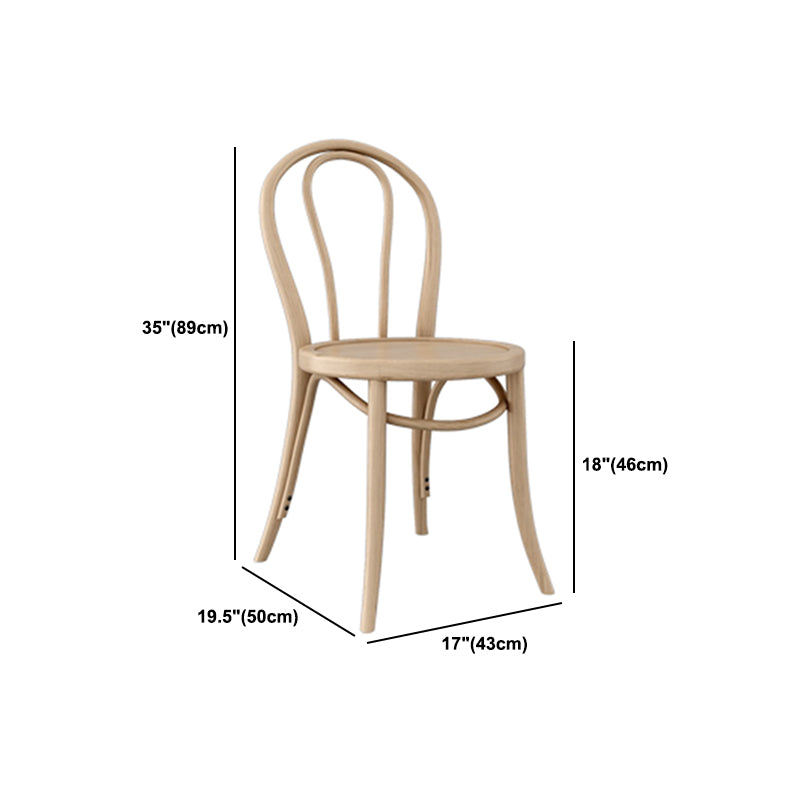 Solid Wood Dining Table Set 1/4/7 Pcs Round Table with Side Chairs