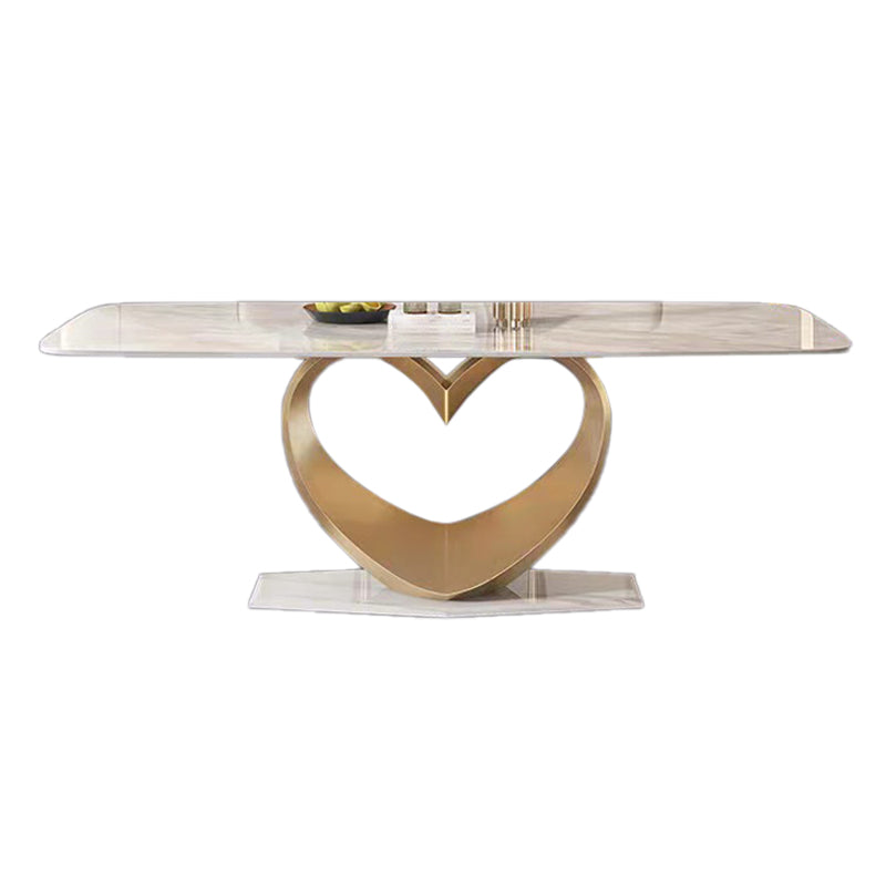 Luxurious Sintered Stone Dining Set Rectangle 1/4/5/7 Pieces Dinette Table Set