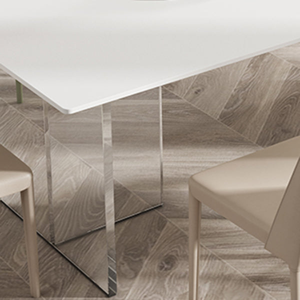 Modern Dining Set Stone 1/2/7 Pieces Dining Furniture for Home