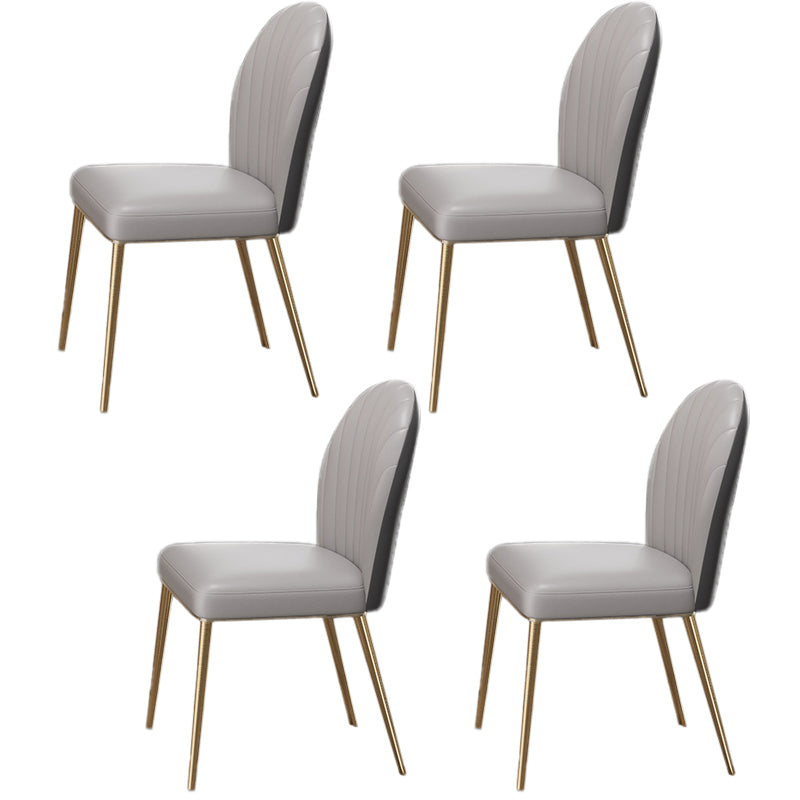 Minimalist Dining Set 1/4/5/6/7 Pcs Sintered Stone Dining Table with Upholstered Chairs