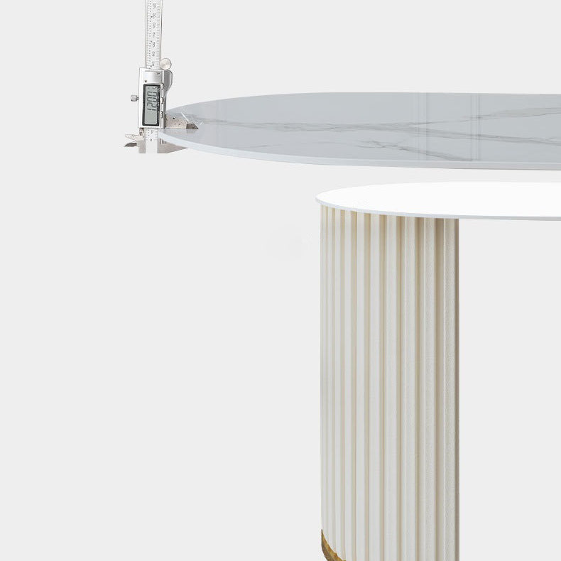 Glam Dining Set Sintered Stone 1/2/4/5 Pieces Dining Furniture for Home