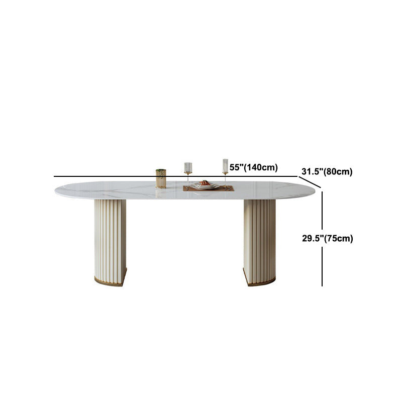 Glam Dining Set Sintered Stone 1/2/4/5 Pieces Dining Furniture for Home