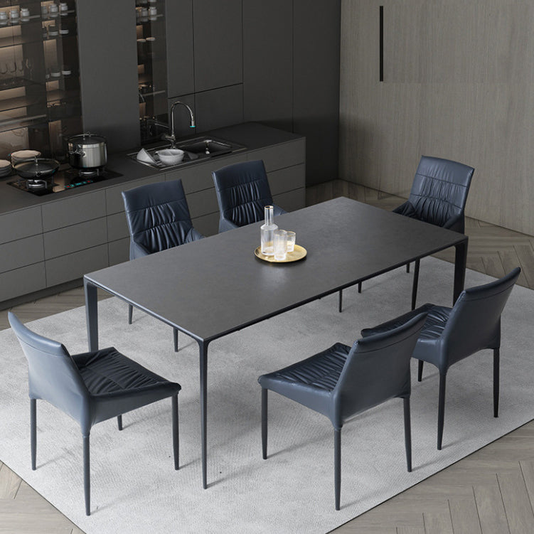 Modern Dining Table Set Stone 1/4/5/7 Pieces Dining Furniture for Indoor