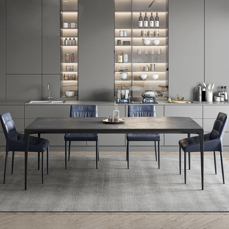 Modern Dining Table Set Stone 1/4/5/7 Pieces Dining Furniture for Indoor