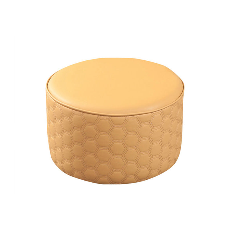 Hexagonal Pattern Water Resistant Standard Modern Orange for Drawing Room