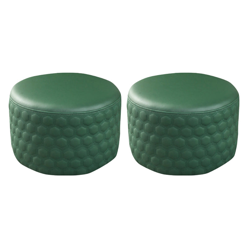 Hexagonal Pattern Water Resistant Standard Modern Orange for Drawing Room