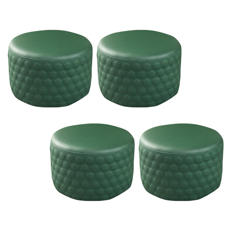 Hexagonal Pattern Water Resistant Standard Modern Orange for Drawing Room