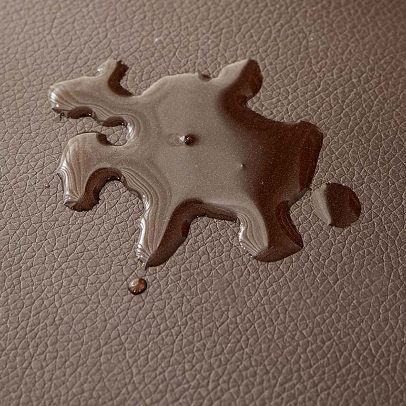 Contemporary Ottoman Solid Color Water Resistant Leather Rectangle Footstool Ottoman