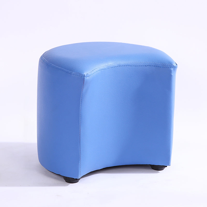 Modern Specialty Target Pouf Plain PU Leather Water Resistant Ottoman Taverna