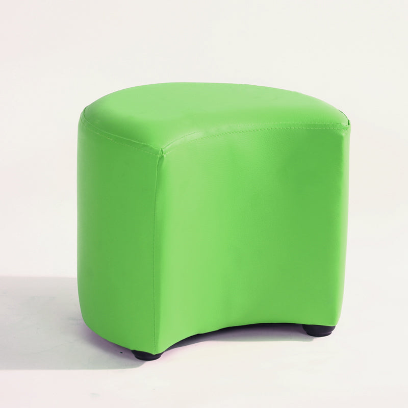 Modern Specialty Target Pouf Plain PU Leather Water Resistant Ottoman Taverna