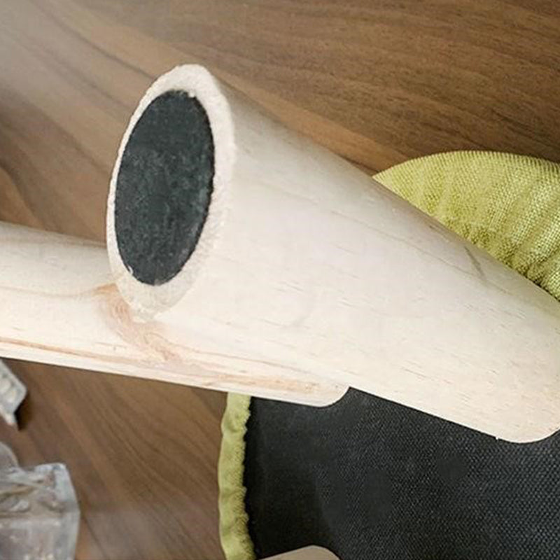 Linen Ottoman Animal Print with Four Legs Scratch Resistant Modern Square Cube Ottoman