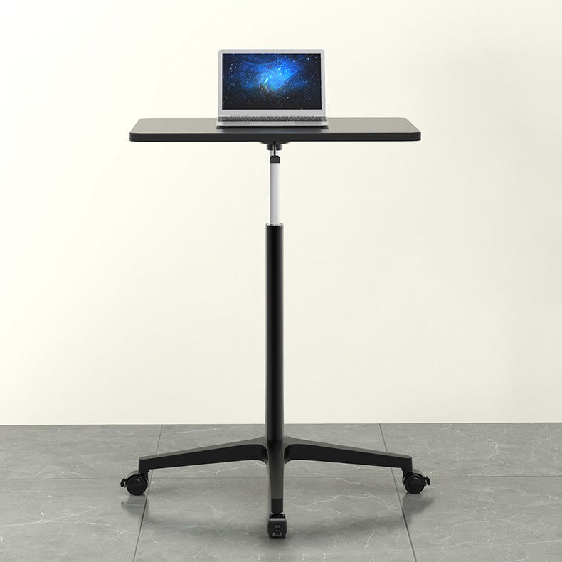Rectangular Desk height adjustable Desktop Table Leg with Caster Wheels