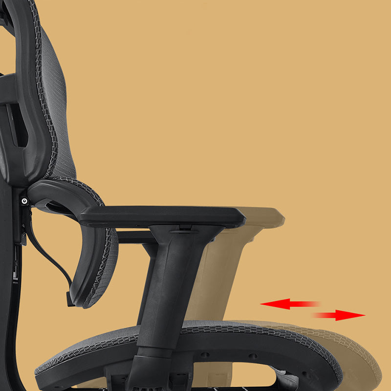 Contemporary High Back Ergonomic Task Chair Adjustable Back Height Office Chair