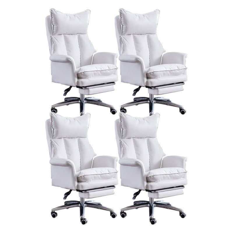 Modern Slide Chair High Back Ergonomic Adjustable Leather Executive Chair