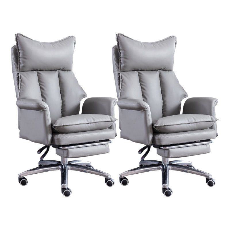 Modern Slide Chair High Back Ergonomic Adjustable Leather Executive Chair