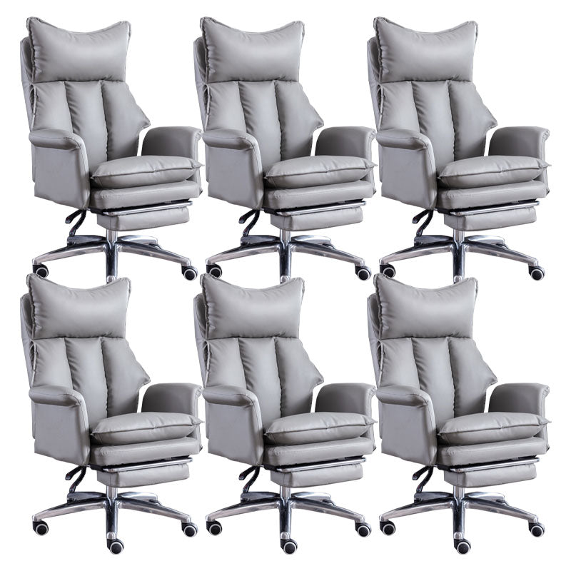 Modern Slide Chair High Back Ergonomic Adjustable Leather Executive Chair