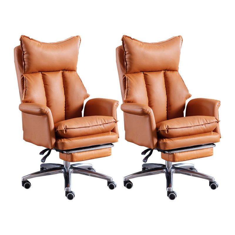 Modern Slide Chair High Back Ergonomic Adjustable Leather Executive Chair