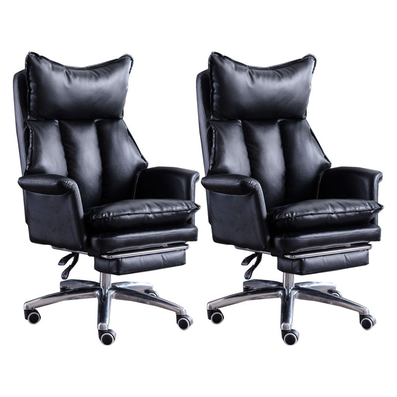 Modern Slide Chair High Back Ergonomic Adjustable Leather Executive Chair