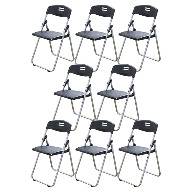 Modern Armless Upholstered Conference Chair Steel Office Chair