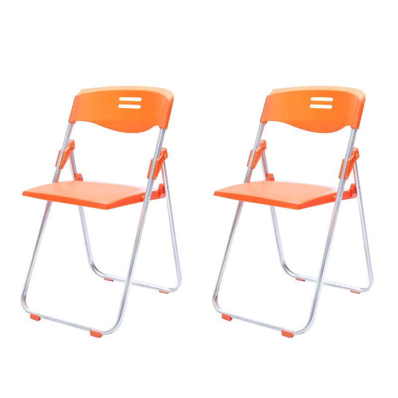 Modern Plastic Office Chair Armless Folding Conference Chair