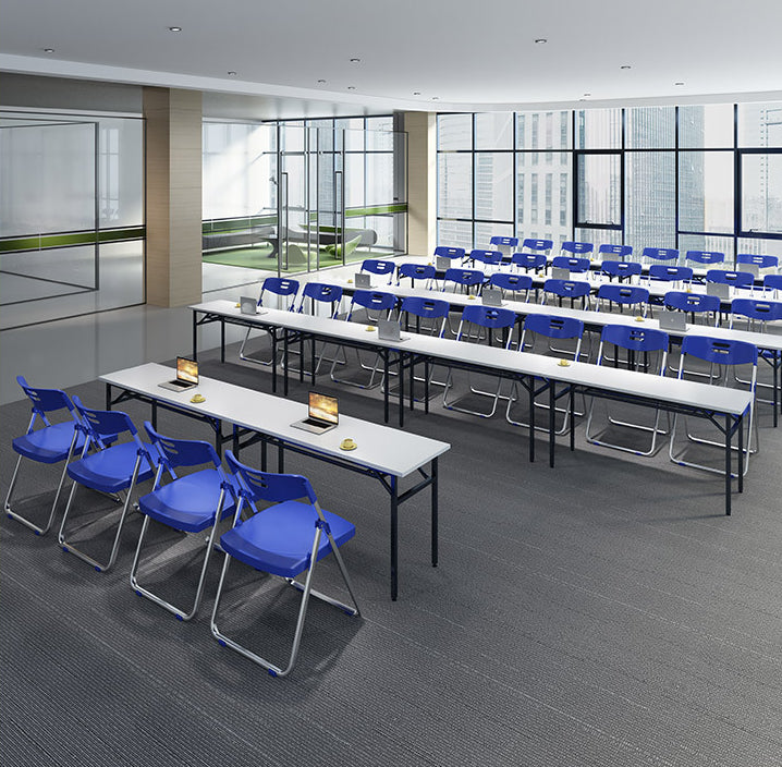 Modern Plastic Office Chair Armless Folding Conference Chair