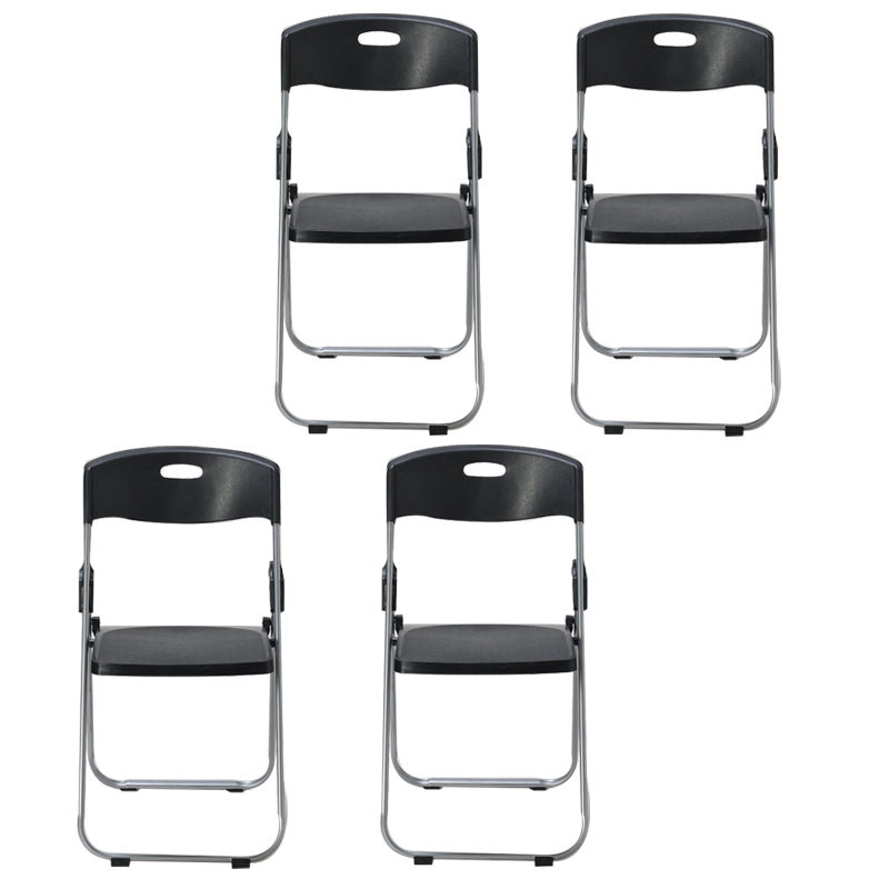 Modern Plastic Office Chair Armless Folding Conference Chair