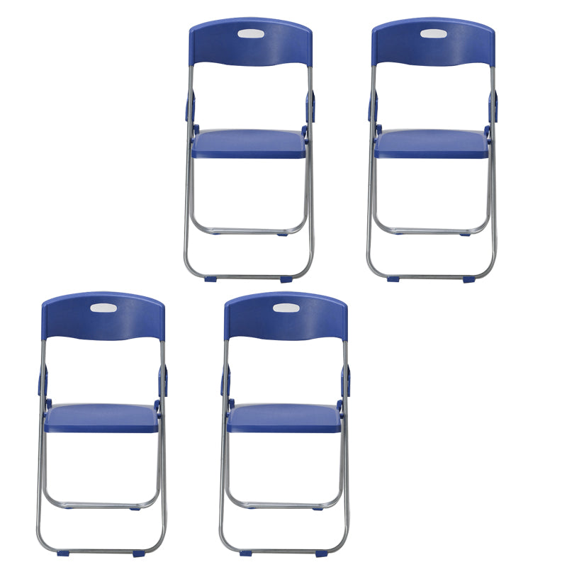 Modern Plastic Office Chair Armless Folding Conference Chair