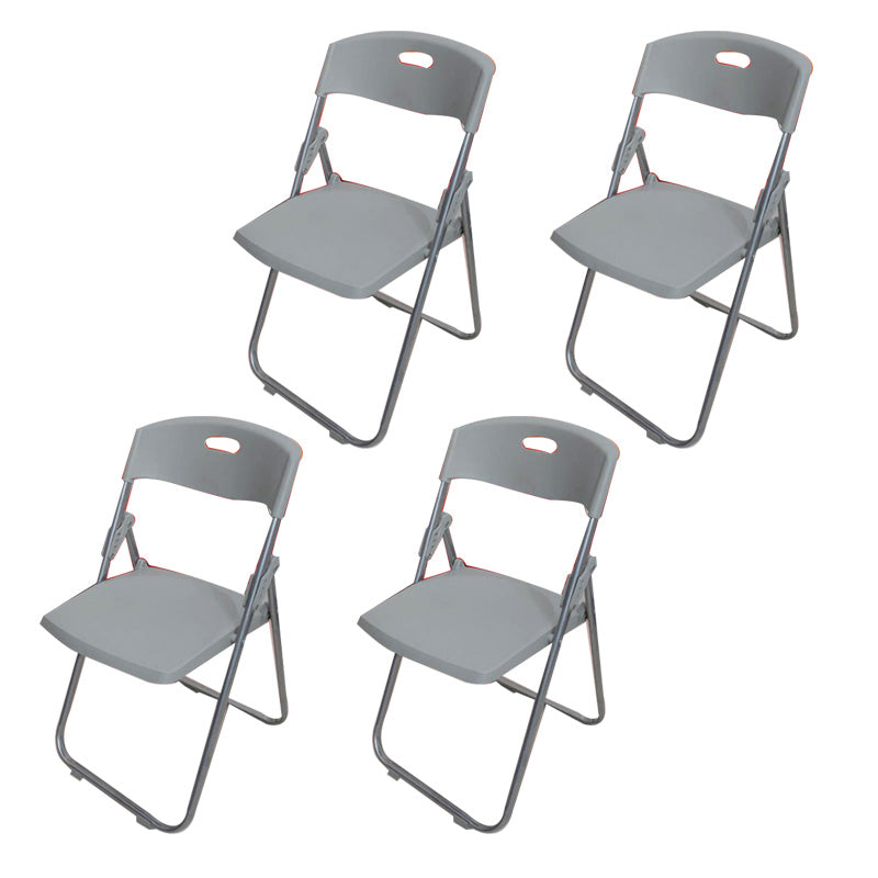 Modern Plastic Office Chair Armless Folding Conference Chair